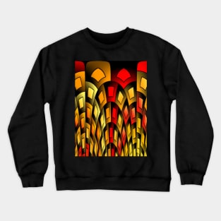 Squares pattern Crewneck Sweatshirt